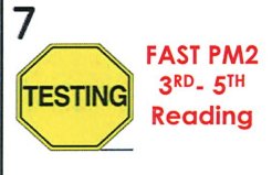 FAST PM2 3rd -5th Reading